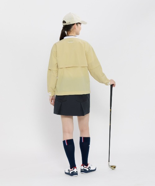 le coq sportif GOLF(ルコックスポルティフゴルフ)の「2WAYクルーネックブルゾン(ブルゾン・レディース・ホワイト/グリーン/ネイビー/ベージュ・XL/L/M/S/3L)」の11枚目の写真