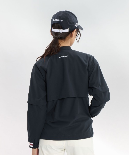 le coq sportif GOLF(ルコックスポルティフゴルフ)の「2WAYクルーネックブルゾン(ブルゾン・レディース・ホワイト/グリーン/ネイビー/ベージュ・XL/L/M/S/3L)」の12枚目の写真