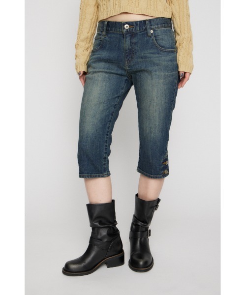 LAGUA GEM(ラグアジェム)の「USEFUL SABRINA デニム(デニムパンツ・レディース・ブルー/ブラック・X-SMALL/SMALL/MEDIUM)」の4枚目の写真