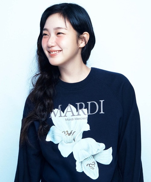 SWEATSHIRT RAGLAN LILIES / スウェット シャツ ラグラン リリー
