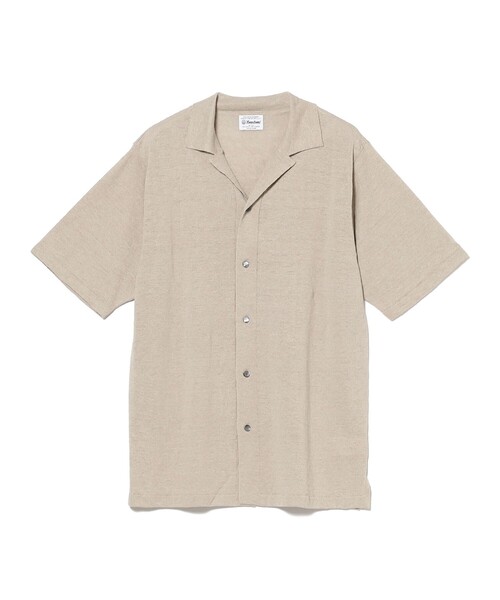 fennica（フェニカ）の「Yonetomi / AMA LINEN KNIT SHIRT リネン シャツ（シャツ/ブラウス・レディース・ベージュ・3）」の8枚目の写真