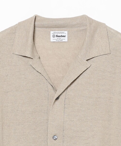 fennica（フェニカ）の「Yonetomi / AMA LINEN KNIT SHIRT リネン シャツ（シャツ/ブラウス・レディース・ベージュ・3）」の7枚目の写真