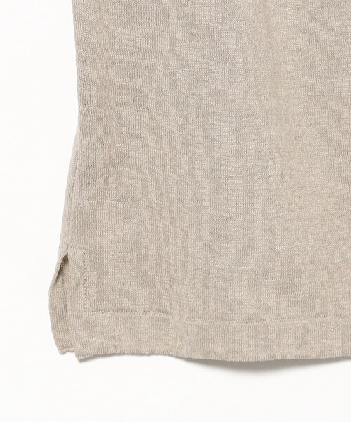 fennica（フェニカ）の「Yonetomi / AMA LINEN KNIT SHIRT リネン シャツ（シャツ/ブラウス・レディース・ベージュ・3）」の5枚目の写真