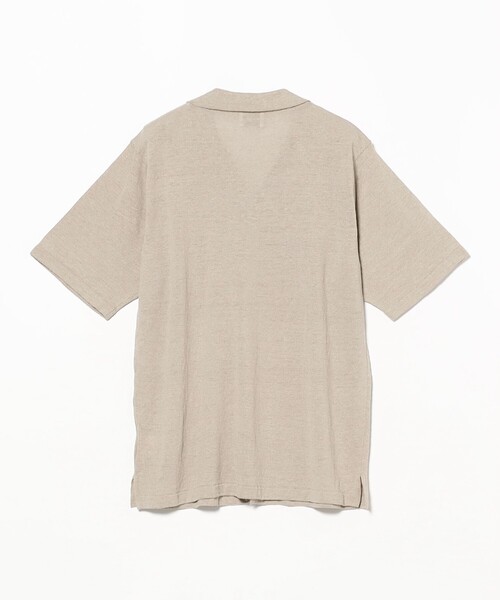 fennica（フェニカ）の「Yonetomi / AMA LINEN KNIT SHIRT リネン シャツ（シャツ/ブラウス・レディース・ベージュ・3）」の4枚目の写真