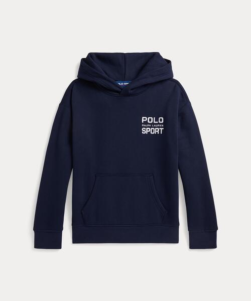 POLO RALPH LAUREN CHILDRENSWEAR(ポロ ラルフ ローレン チルドレンズウェア)の「Polo Sport フリース フーディ(パーカー・キッズ・ネイビー系1・XL/S/M/L)」の1枚目の写真