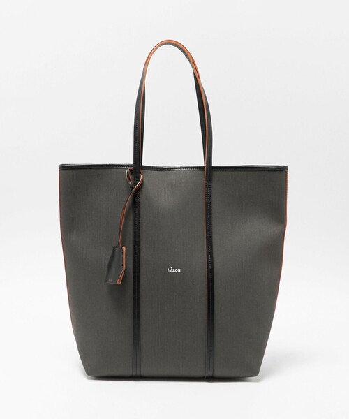 hALON（アーロン）の「＜hALON＞ボンディング ビッグ トートバッグ（トートバッグ・メンズ・オリーブ/ブラック・FREE）」の3枚目の写真