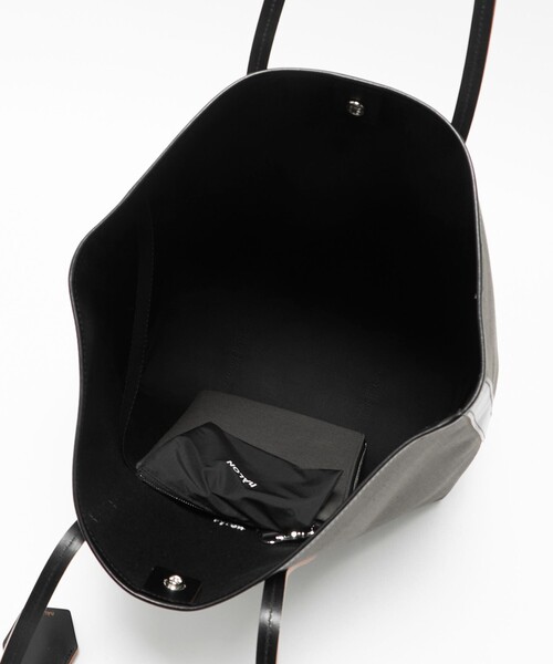 hALON（アーロン）の「＜hALON＞ボンディング ビッグ トートバッグ（トートバッグ・メンズ・オリーブ/ブラック・FREE）」の9枚目の写真