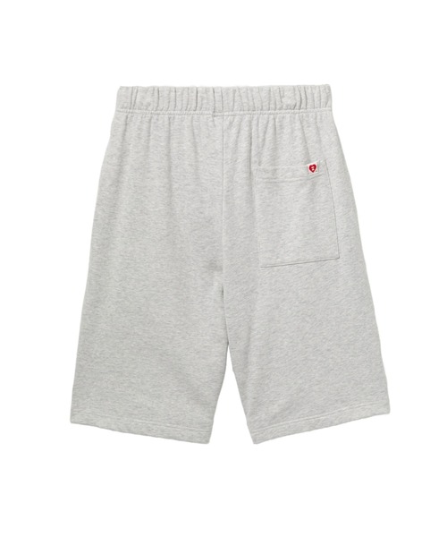 APEE BY A BATHING APE(エイピーバイアベイシングエイプ)の「HEART BADGE SWEAT SHORTS(スウェットパンツ・レディース・グレー/ネイビー・SMALL/X-SMALL)」の3枚目の写真