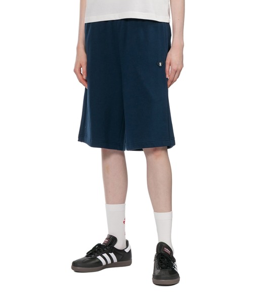 APEE BY A BATHING APE(エイピーバイアベイシングエイプ)の「HEART BADGE SWEAT SHORTS(スウェットパンツ・レディース・グレー/ネイビー・SMALL/X-SMALL)」の6枚目の写真