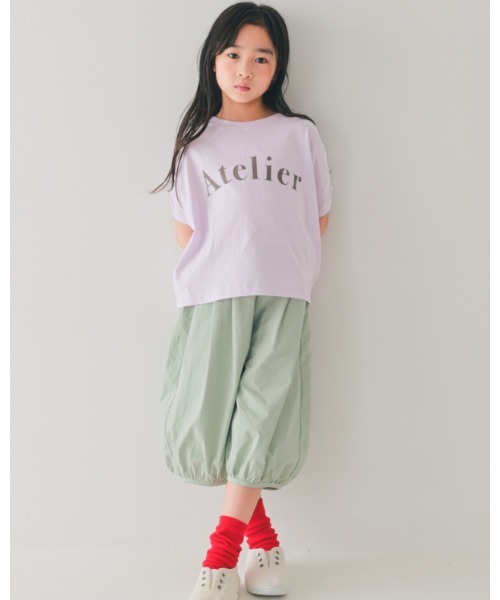 NHT（エヌエイチティー）の「エヌエイチティー ガウチョパンツ（その他パンツ・キッズ・ミント/カーキ・160cm/150cm/140cm/130cm/120cm/110cm）」の8枚目の写真