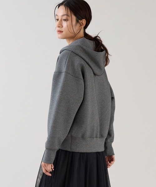 marmors（マルモア）の「【marmors】フカフカジップパーカー（パーカー・レディース・チャコールグレー/ブラウン/ネイビー・36）」の5枚目の写真