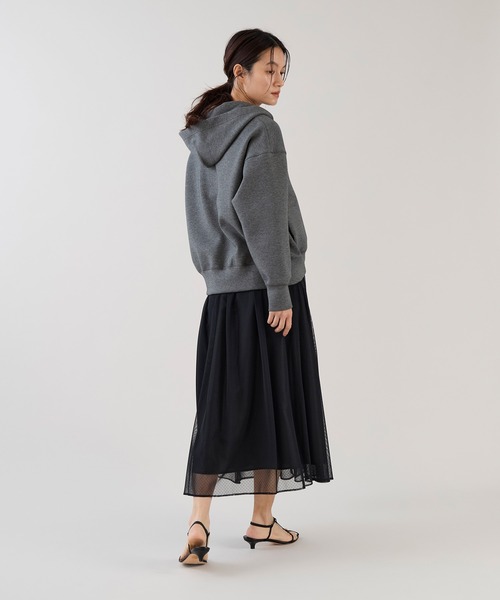 marmors（マルモア）の「【marmors】フカフカジップパーカー（パーカー・レディース・チャコールグレー/ブラウン/ネイビー・36）」の9枚目の写真