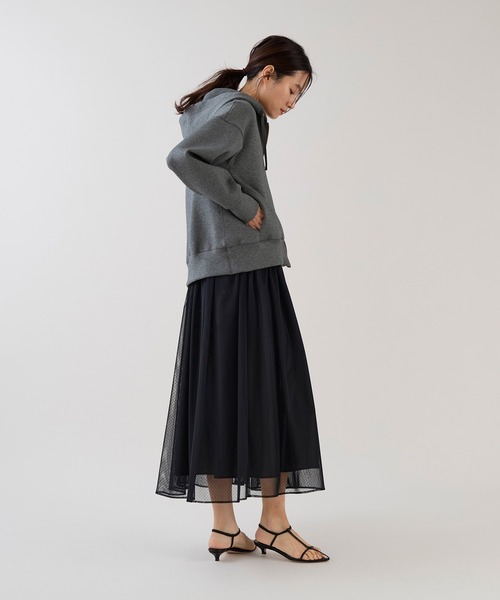 marmors（マルモア）の「【marmors】フカフカジップパーカー（パーカー・レディース・チャコールグレー/ブラウン/ネイビー・36）」の10枚目の写真