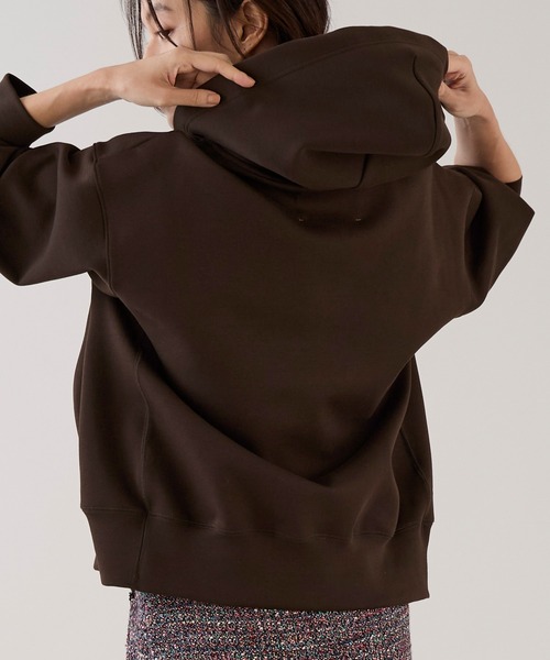 marmors（マルモア）の「【marmors】フカフカジップパーカー（パーカー・レディース・チャコールグレー/ブラウン/ネイビー・36）」の12枚目の写真