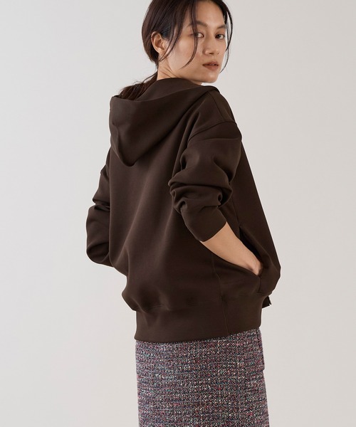 marmors（マルモア）の「【marmors】フカフカジップパーカー（パーカー・レディース・チャコールグレー/ブラウン/ネイビー・36）」の13枚目の写真