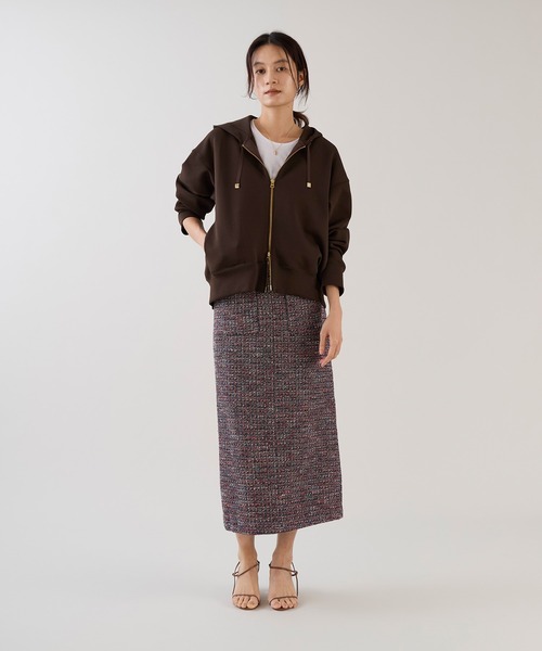 marmors（マルモア）の「【marmors】フカフカジップパーカー（パーカー・レディース・チャコールグレー/ブラウン/ネイビー・36）」の15枚目の写真