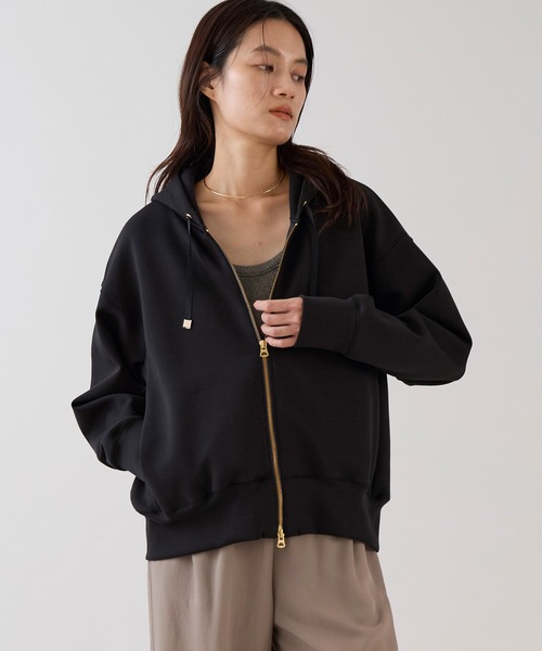 marmors（マルモア）の「【marmors】フカフカジップパーカー（パーカー・レディース・チャコールグレー/ブラウン/ネイビー・36）」の21枚目の写真