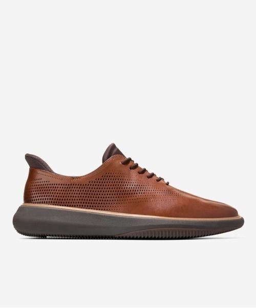 【美品】COLE HAAN コールハーン GRAND OS ブラウンレザー 8W セール】グランド フェーズ レーザー クイックオン オックスフォード