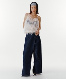 UNUS（ユナス）の「UNUS / Feather Camisole（キャミソール）」