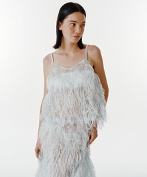 UNUS（ユナス）の「UNUS / Feather Camisole（キャミソール）」