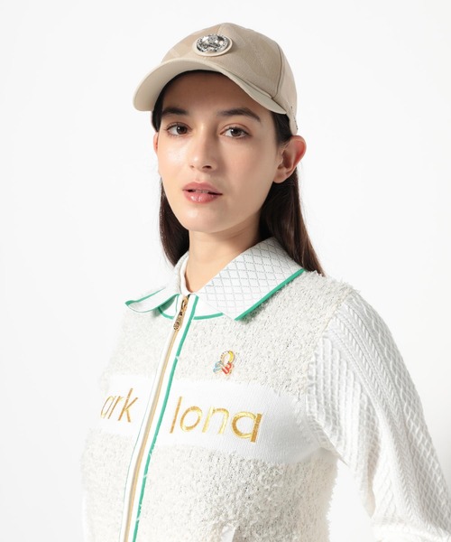 MARK & LONA(マークアンドロナ)の「Gauge Camo Leather Trim Cap | MEN and WOMEN(キャップ・メンズ・ブラック/ホワイト/ベージュ・FREE)」の3枚目の写真