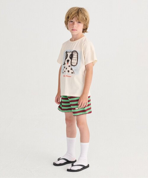 BOBO CHOSES(ボボショーズ)の「Van Dog 半袖Tシャツ【キッズ】(Tシャツ/カットソー・キッズ・ホワイト・100/130/120/110)」の3枚目の写真