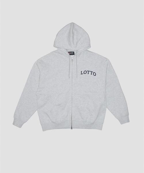LOTTO（ロット）の「LOTTO　ARCH LOGO SWEAT ZIP HOODIE（パーカー・メンズ・グレー/ブラック/ベージュ・XX-LARGE/X-LARGE/LARGE/MEDIUM）」の15枚目の写真