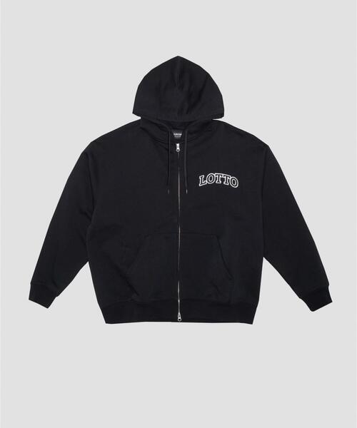 LOTTO（ロット）の「LOTTO　ARCH LOGO SWEAT ZIP HOODIE（パーカー・メンズ・グレー/ブラック/ベージュ・XX-LARGE/X-LARGE/LARGE/MEDIUM）」の10枚目の写真