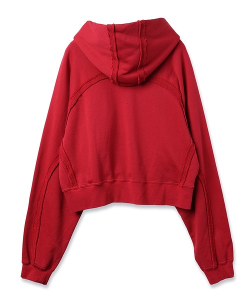 JIEDA(ジエダ)の「JIEDA × RUSSELL ATHLETIC ZIP HOODIE(パーカー・メンズ・レッド/ヘザーグレー/ブラック・2/1)」の7枚目の写真