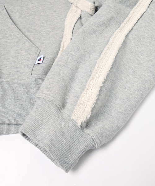 JIEDA(ジエダ)の「JIEDA × RUSSELL ATHLETIC ZIP HOODIE(パーカー・メンズ・レッド/ヘザーグレー/ブラック・2/1)」の15枚目の写真
