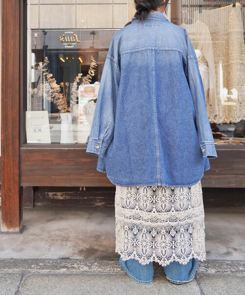 JOURNAL STANDARD LUXE（ジャーナルスタンダード　ラックス）の「《追加》レースMIX スカート（スカート・レディース・ブラック/アイボリー・FREE）」の19枚目の写真