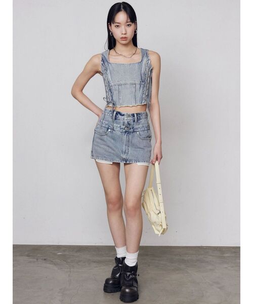 EMODA（エモダ）の「カバールーズローブーツ（ブーツ・レディース・ブラック/アイボリー・LARGE/MEDIUM/SMALL）」の10枚目の写真