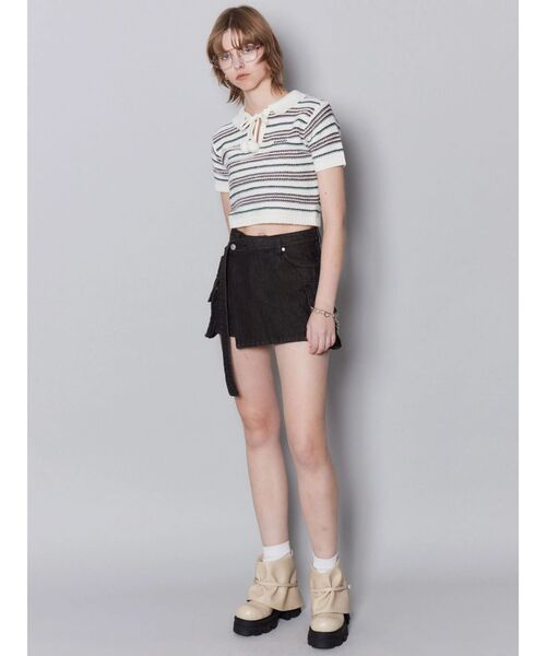 EMODA（エモダ）の「カバールーズローブーツ（ブーツ・レディース・ブラック/アイボリー・LARGE/MEDIUM/SMALL）」の15枚目の写真