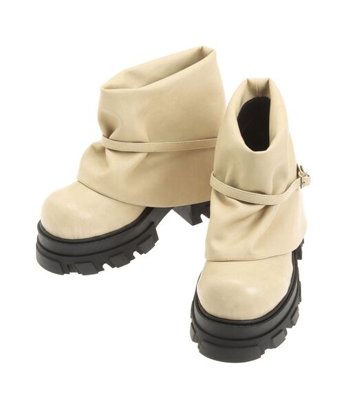 EMODA（エモダ）の「カバールーズローブーツ（ブーツ・レディース・ブラック/アイボリー・LARGE/MEDIUM/SMALL）」の22枚目の写真