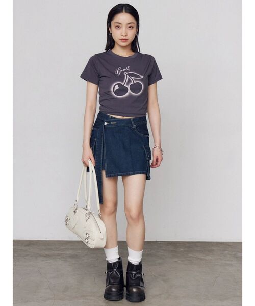 EMODA(エモダ)の「カバールーズローブーツ(ブーツ・レディース・ブラック/アイボリー・LARGE/MEDIUM/SMALL)」の12枚目の写真