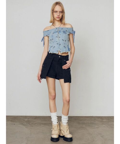 EMODA(エモダ)の「カバールーズローブーツ(ブーツ・レディース・ブラック/アイボリー・LARGE/MEDIUM/SMALL)」の19枚目の写真