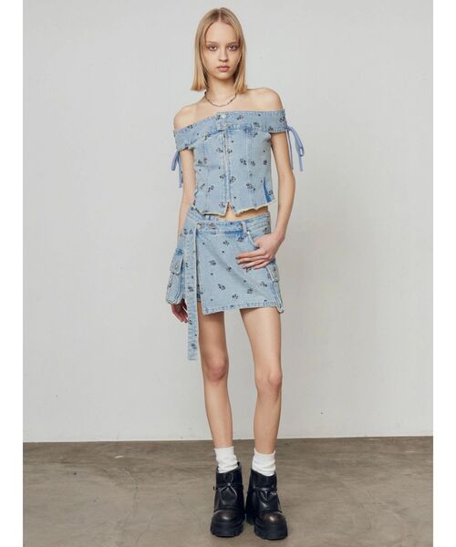 EMODA(エモダ)の「カバールーズローブーツ(ブーツ・レディース・ブラック/アイボリー・LARGE/MEDIUM/SMALL)」の20枚目の写真