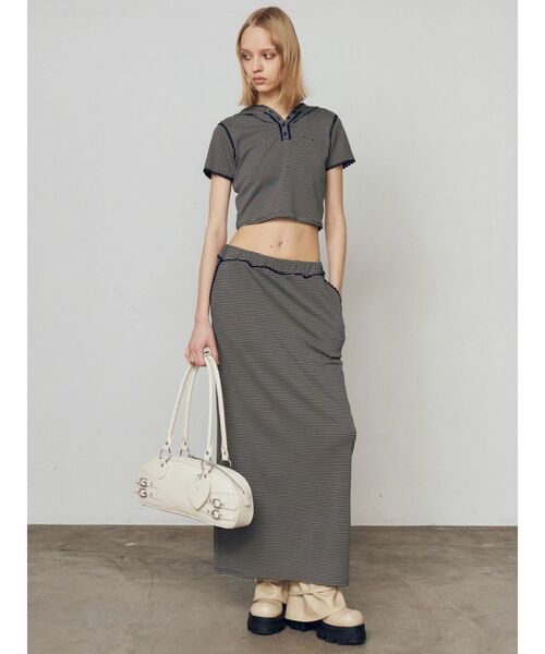 EMODA(エモダ)の「カバールーズローブーツ(ブーツ・レディース・ブラック/アイボリー・LARGE/MEDIUM/SMALL)」の22枚目の写真