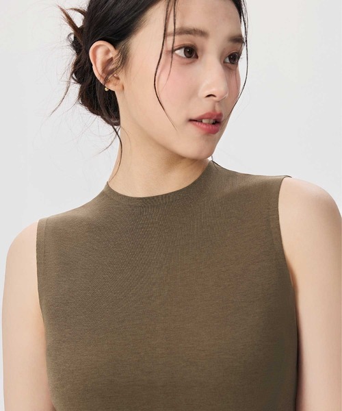 OSYAREVO(オシャレボ)の「ノースリーブ トップス(その他トップス・レディース・ブラウン/ブラック/ベージュ・X-LARGE/LARGE/MEDIUM/SMALL)」の17枚目の写真