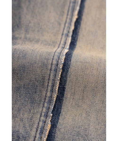 SUPPLIER（サプライヤー）の「デニムパンツ｜Fire Tribal Leather Patch Baggy Denim｜SUPPLIER（デニムパンツ・メンズ・ブラック/ブルー・X-LARGE/LARGE/MEDIUM/SMALL）」の11枚目の写真