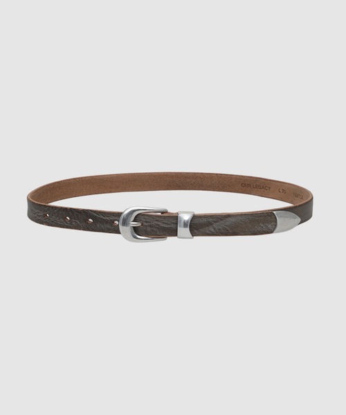 Our Legacy(アワーレガシー)の「OUR LEGACY 2 CM BELT(ベルト・メンズ・ブルー・70/80)」の1枚目の写真
