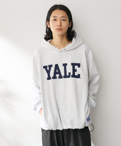 Russell Athletic（ラッセルアスレティック）の「Russell Athletic 別注 カレッジパーカー（パーカー・メンズ・ネイビー/ホワイト/グレー・LARGE/MEDIUM）」の5枚目の写真