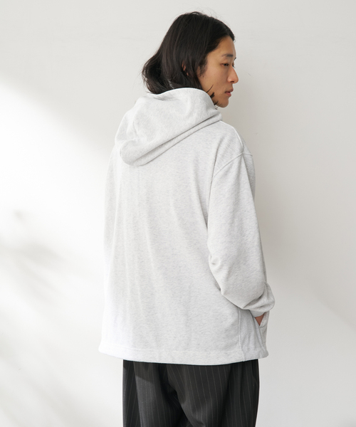 Russell Athletic（ラッセルアスレティック）の「Russell Athletic 別注 カレッジパーカー（パーカー・メンズ・ネイビー/ホワイト/グレー・LARGE/MEDIUM）」の7枚目の写真