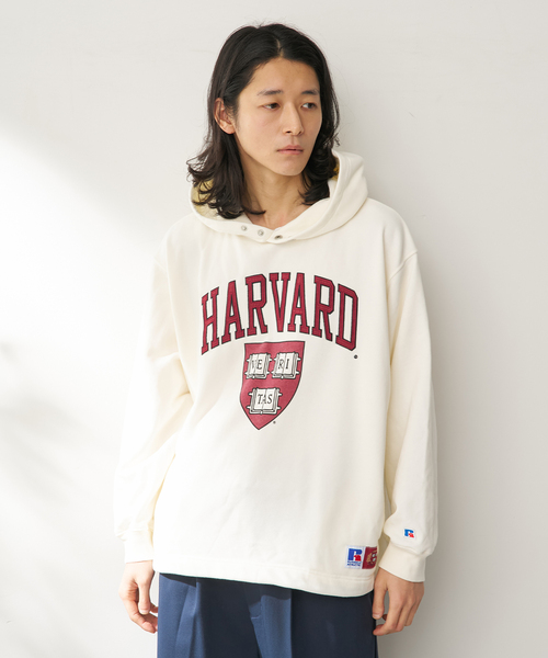 Russell Athletic（ラッセルアスレティック）の「Russell Athletic 別注 カレッジパーカー（パーカー・メンズ・ネイビー/ホワイト/グレー・LARGE/MEDIUM）」の9枚目の写真