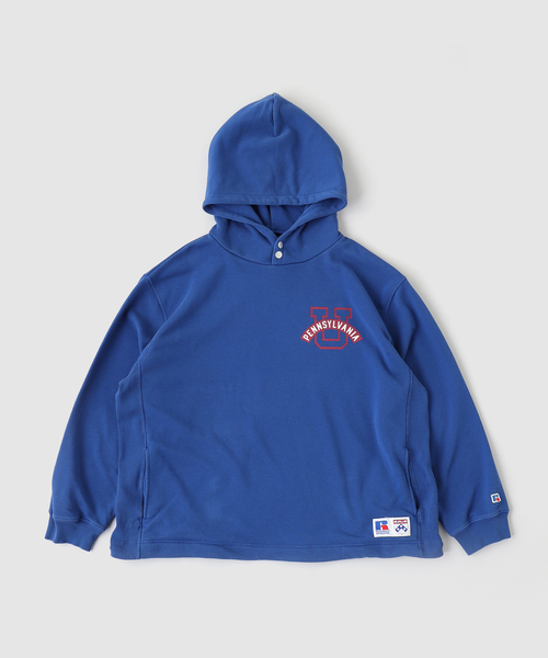 Russell Athletic（ラッセルアスレティック）の「Russell Athletic 別注 カレッジパーカー（パーカー・メンズ・ネイビー/ホワイト/グレー・LARGE/MEDIUM）」の18枚目の写真