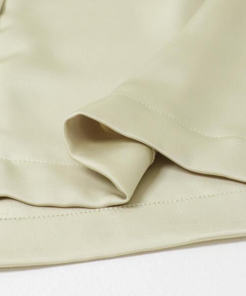 URBAN RESEARCH ROSSO WOMEN（アーバンリサーチ　ロッソ）の「オープンカラーヴィンテージシルキーサテンブラウス（シャツ/ブラウス・レディース・ベージュ系その他/オフホワイト・FREE）」の22枚目の写真