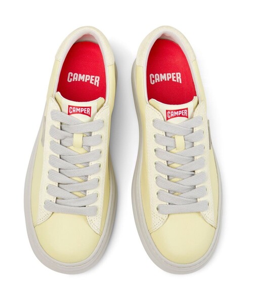 CAMPER（カンペール）の「[カンペール] RUNNER FOUR / レザースニーカー（スニーカー・レディース・レモンイエロー・25.0cm/25.5cm/22.5cm/24.0cm/23.0cm/23.5cm）」の3枚目の写真