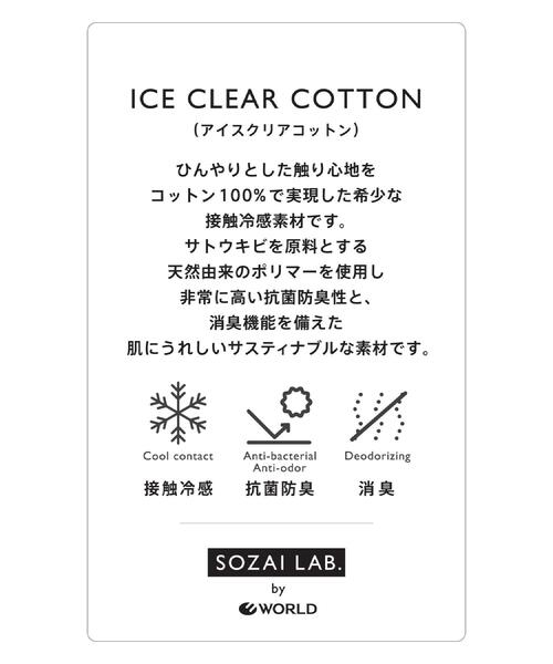 DRESSTERIOR（ドレステリア）の「【接触冷感／抗菌防臭／消臭】アイスクリアコットンドルマンTシャツ（Tシャツ/カットソー・レディース・ピンク系/ホワイト/ブルー系その他/ベージュ/スミクロ/ブラック・38/36/34）」の9枚目の写真
