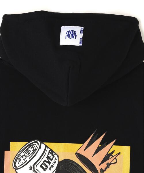 over print(オーバープリント)の「overprint/オーバープリント/MIX COLORS HOODIE(パーカー・レディース・ブラウン/ブラック・L/M)」の8枚目の写真