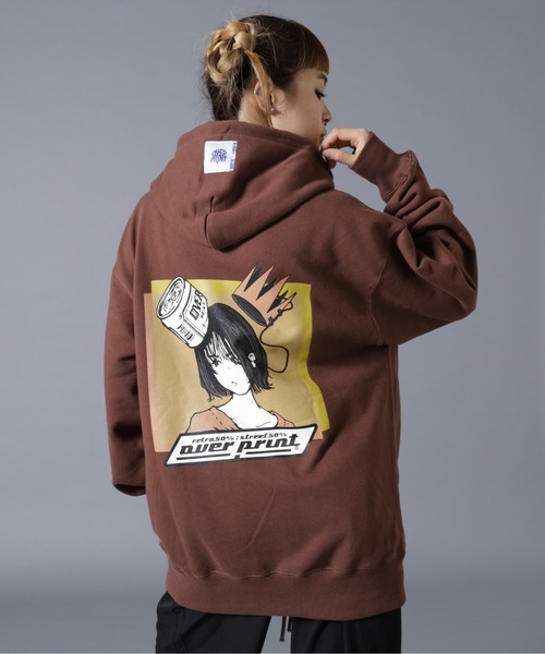 セール】overprint/オーバープリント/MIX COLORS HOODIE（パーカー